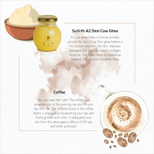 
                  
                    Load image into Gallery viewer, { Ghee Based } Coffee Lip Balm
                  
                