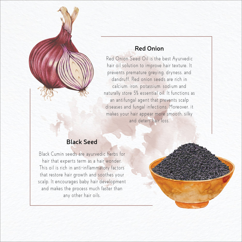 
                  
                    Load image into Gallery viewer, Red Onion Black Seed Hair Oil
                  
                